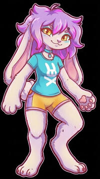 Bunnyclaw bunnygirl mascot